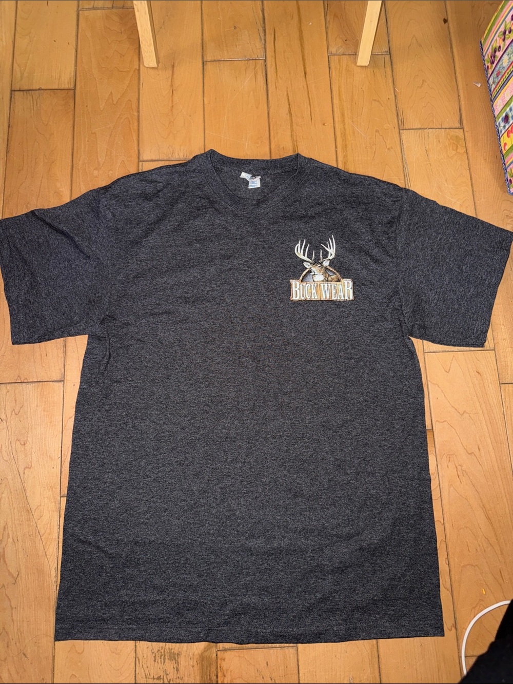 Men's Heather Charcoal Graphic T-Shirt